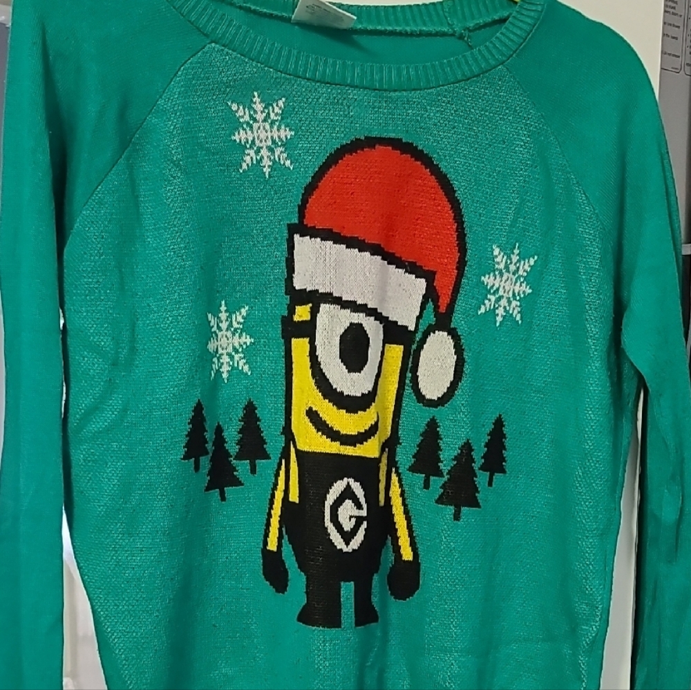 Universal Green Minion Holiday Sweater